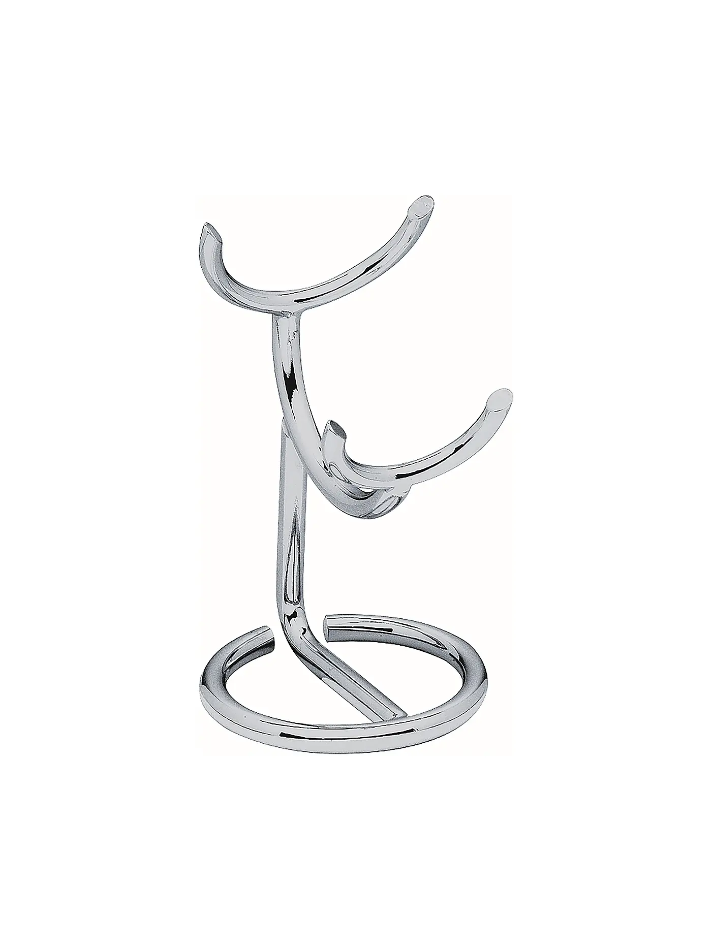 ERBE | Metallhalter für Rasierpinsel (Silber) | 